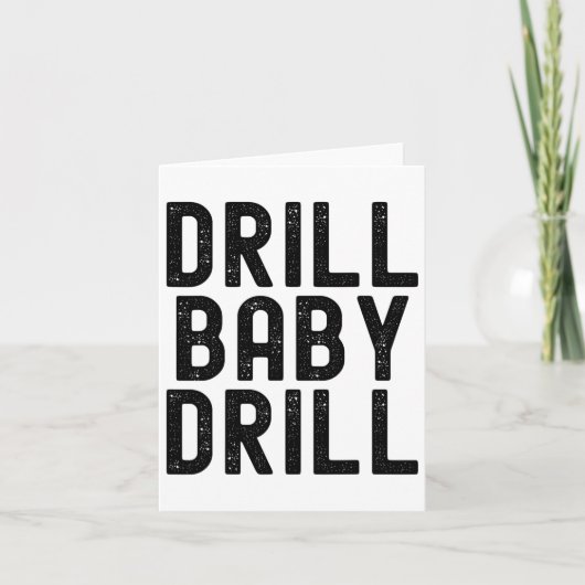Trump Vance Drill Byby Trump President Kaart (Voorkant)