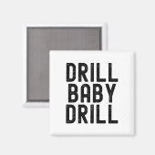 Trump Vance Drill Byby Trump President Magneet (Voorkant / Achterkant)