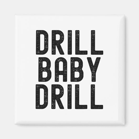 Trump Vance Drill Byby Trump President Magneet (Voorkant)