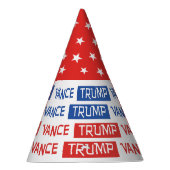 Trump Vance Election 2024 Paper Party Petten Feesthoedjes (Rechts)