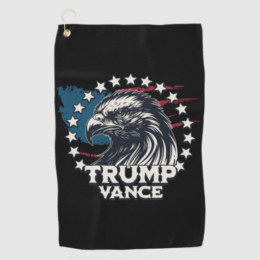 Trump Vance Golfhanddoek (Voorkant)
