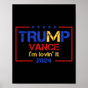 Trump Vance Ik vind het leuk 2025 Grappige spreuk Poster