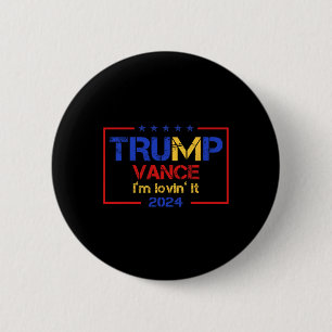 Trump Vance Ik vind het leuk 2025 Grappige spreuk  Ronde Button 5,7 Cm