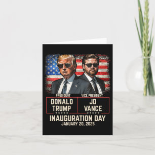 Trump Vance inauguratiedag 2025 Donald Trump JD Kaart