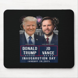 Trump Vance inauguratiedag 2025 Donald Trump JD Muismat