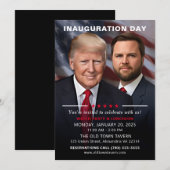Trump Vance Inauguration Day Watch Party Kaart (Voorkant / Achterkant)