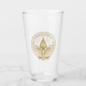 Trump Vance inaugurele Logo inauguratiedag 2025 Glas (Voorkant)