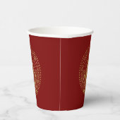 Trump Vance inaugurele Logo inauguratiedag 2025 Papieren Bekers (Rechts)