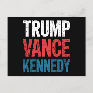 Trump Vance Kennedy 2024 Verkiezing Briefkaart