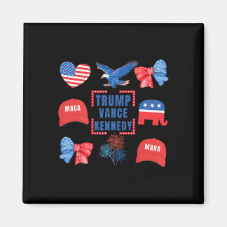 Trump Vance Kennedy Coquette Bow Vote Presidential Magneet