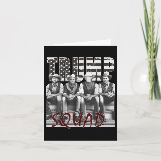 Trump Vance Kennedy Elon Squad Kaart (Voorkant)