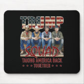 Trump Vance Kennedy Elon Squad neemt America Byck Muismat (Voorkant)