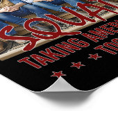 Trump Vance Kennedy Elon Squad neemt Amerika terug Poster (Hoek)