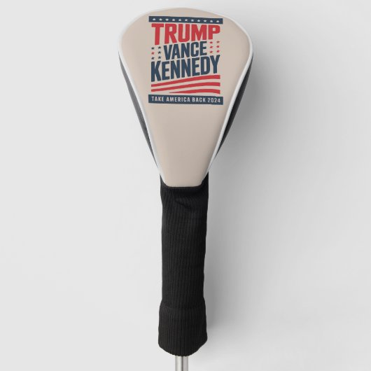 Trump Vance Kennedy keert terug naar 2024 Golfheadcover (Voorkant)