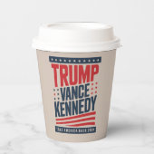 Trump Vance Kennedy keert terug naar 2024 Papieren Bekers (Voorkant)