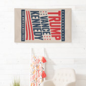 Trump Vance Kennedy keert terug naar 2024 Spandoek (Insitu)