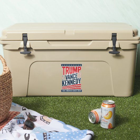 Trump Vance Kennedy keert terug naar 2024 Sticker (Koeler)