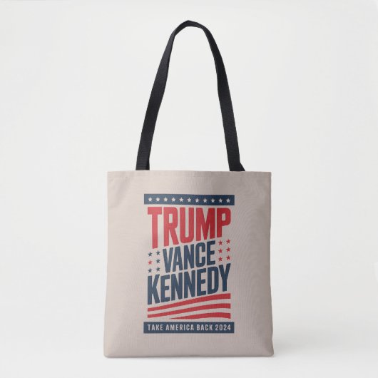 Trump Vance Kennedy keert terug naar 2024 Tote Bag (Voorkant)