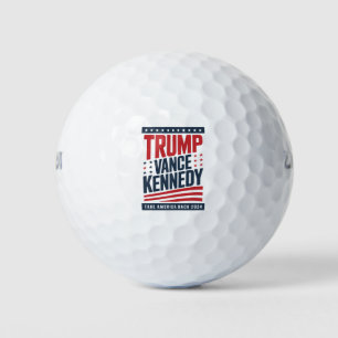 Trump Vance Kennedy Neem Amerika Terug 2024 Golfballen
