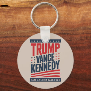 Trump Vance Kennedy Neem Amerika Terug 2024 Sleutelhanger