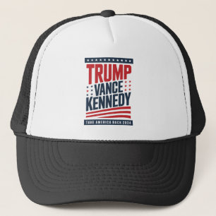 Trump Vance Kennedy Neem Amerika Terug 2024 Trucker Pet