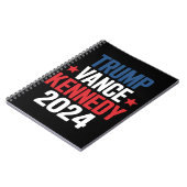 Trump Vance Kennedy President 2024 Notitieboek (Linkerzijde)