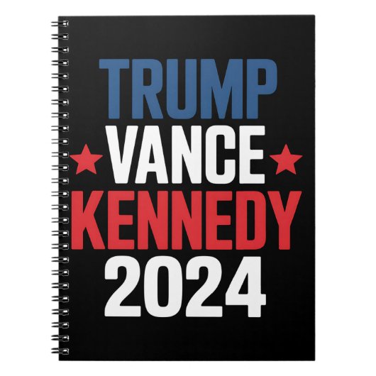 Trump Vance Kennedy President 2024 Notitieboek (Voorkant)