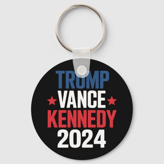 Trump Vance Kennedy President 2024 Sleutelhanger (Voorkant)