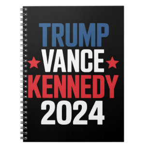 Trump Vance Kennedy President 2024 Verkiezing  Notitieboek