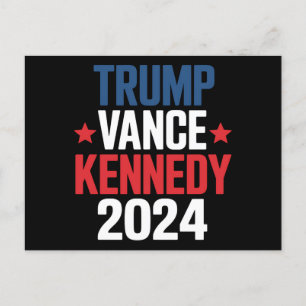 Trump Vance Kennedy President Verkiezing 2024 Briefkaart
