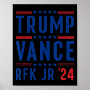 Trump Vance Kennedy President Verkiezing Republike Poster