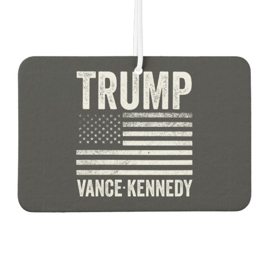 Trump Vance Kennedy Verkiezing 2024 Amerikaanse vl Luchtverfrisser (Voorkant)
