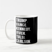 Trump Vance Kennedy Vivek Tulsi Carlson Koffiemok (Links)