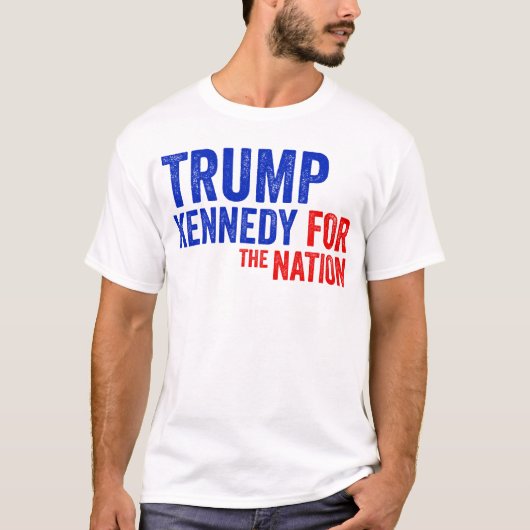 Trump Vance Kennedy voor het Nation President 2024 T-shirt (Voorkant)