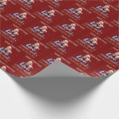 Trump Vance Kerstman maakt kerst weer geweldig roo Cadeaupapier (Hoek)