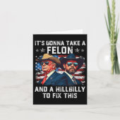 Trump Vance krijgt een misdrijf en een heuvelrug Kaart (Voorkant)