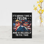 Trump Vance krijgt een misdrijf en een heuvelrug Kaart (Gele Bloem)