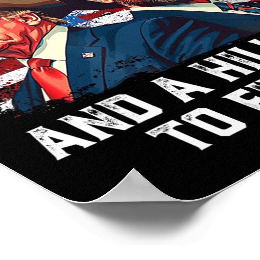 Trump Vance krijgt een misdrijf en een heuvelrug Poster (Hoek)