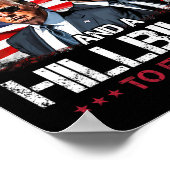 Trump Vance krijgt een misdrijf en een heuvelrug Poster (Hoek)