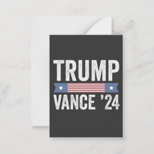 Trump Vance Lelijke Kerstman Trui Notitiekaartje