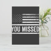 Trump Vance Lelijke Kersttrui Kaart (Staand voorkant)