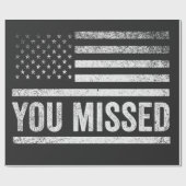 Trump Vance Lelijke Kersttrui voor Verkiezingen Cadeaupapier (Vlak)