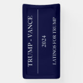 Trump Vance maken Amerika weer groot banner (Verticaal)