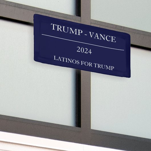 Trump Vance maken Amerika weer groot banner (Buitenkant Gebouw)