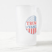 Trump Vance Matglas Bierpul (Voorkant rechts)