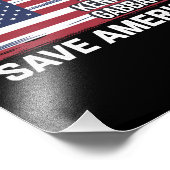 Trump Vance Musk Kennedy Gabbard 2024 - Red Amerik Foto Afdruk (Hoek)