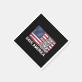 Trump Vance Musk Kennedy Gabbard 2024 - Red Amerik Servet (Hoek)