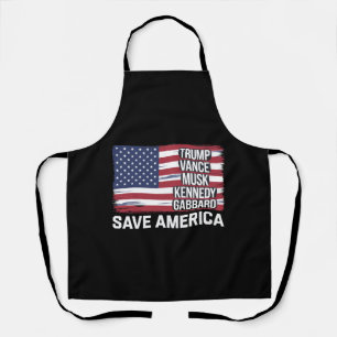 Trump Vance Musk Kennedy Gabbard 2024 Red Amerika Schort