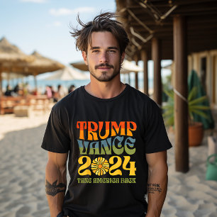 Trump Vance Neem Amerika Terug 2024  T-shirt