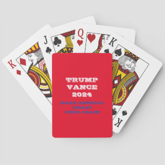 Trump - Vance pokerkaarten
